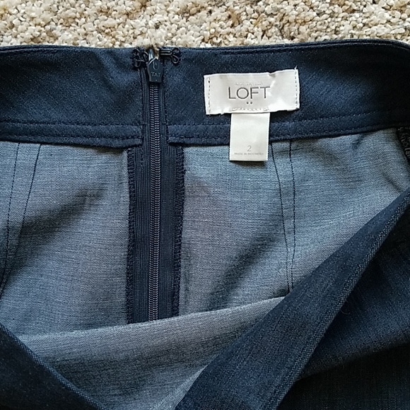 Loft Stretchy Demin Pencil Skirt - Picture 4 of 4